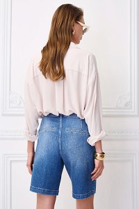 Βερμούδα denim chinos