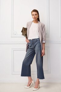 Παντελόνι denim wide leg