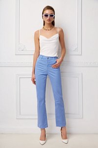Gabardine pant straight basic