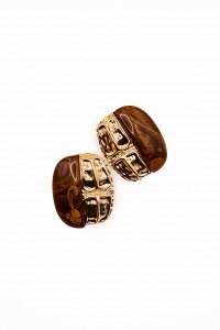 Earrings with Mixed Materials