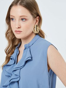 Pleated Effect Earrings