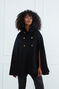 Cape with Gold Buttons