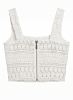 Lulu crochet top with wide straps