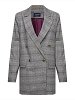 Checked Double-Breasted Blazer