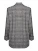 Checked Double-Breasted Blazer