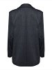 Striped Blazer with Embroidery