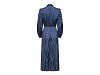 Shirt Dress with Ruffled Neckline