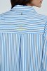 striped long-sleeve twill shirt