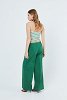 Christina striped cropped top