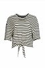 embellished striped T-shirt