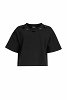 T-shirt floral applique on the neckline