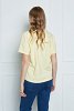 Rhinestone-trim T-shirt with 3D print
