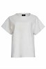 open neck T-shirt with 3D print