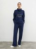 Sweatpants With Front Crease