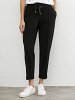 Pique Trousers With Turn-Up Cuff