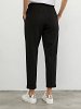 Pique Trousers With Turn-Up Cuff