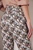 Slim Cropped Pants with Print