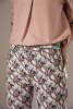 Slim Cropped Pants with Print