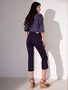 Capri Pants with Decorative Buttons
