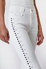 Slim Pants with Stud Embellishments