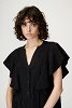 Long dress with nervir and ruffles