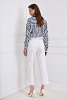 Denim pant bootcut drill cropped