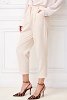 Buggy pant with turn up hem