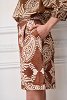 Βερμούδα mixed linen εμπριμέ λίνη