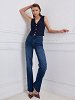 Παντελόνι denim boot cut washed blue