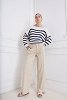 Παντελόνι gabardine chinos wide leg