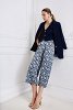 Cropped pant with belt