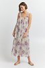 Floral Maxi Dress with Straps