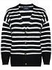 Stripped Cardigan with Buttons