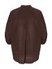 Theoni long-sleeve broderie blouse