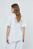 Manina T-shirt with pintuck sleeves