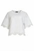 T-shirt με τρέσσες στα μανίκια
