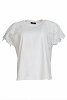 Noa T-shirt with broderie sleeves