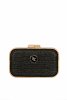 Τσάντα clutch με look ψάθας