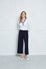 knitted V-Neck blouse with buttons
