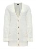 Πλεκτή ζακέτα oversized με waffle knit