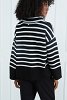 Striped Turtleneck Top
