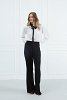 Shirt with Satin Collar