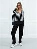 Stripped Cardigan with Buttons
