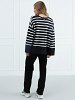 Stripped Cardigan with Buttons