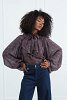 Printed Blouse with Ruffles