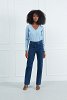 Straight Denim Pants with Belt
