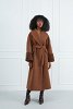 Faux Fur Trimmed Coat