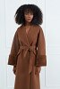 Faux Fur Trimmed Coat