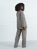 Checked Double-Breasted Blazer